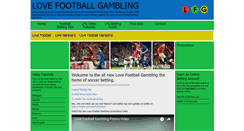 Desktop Screenshot of lovefootballgambling.com